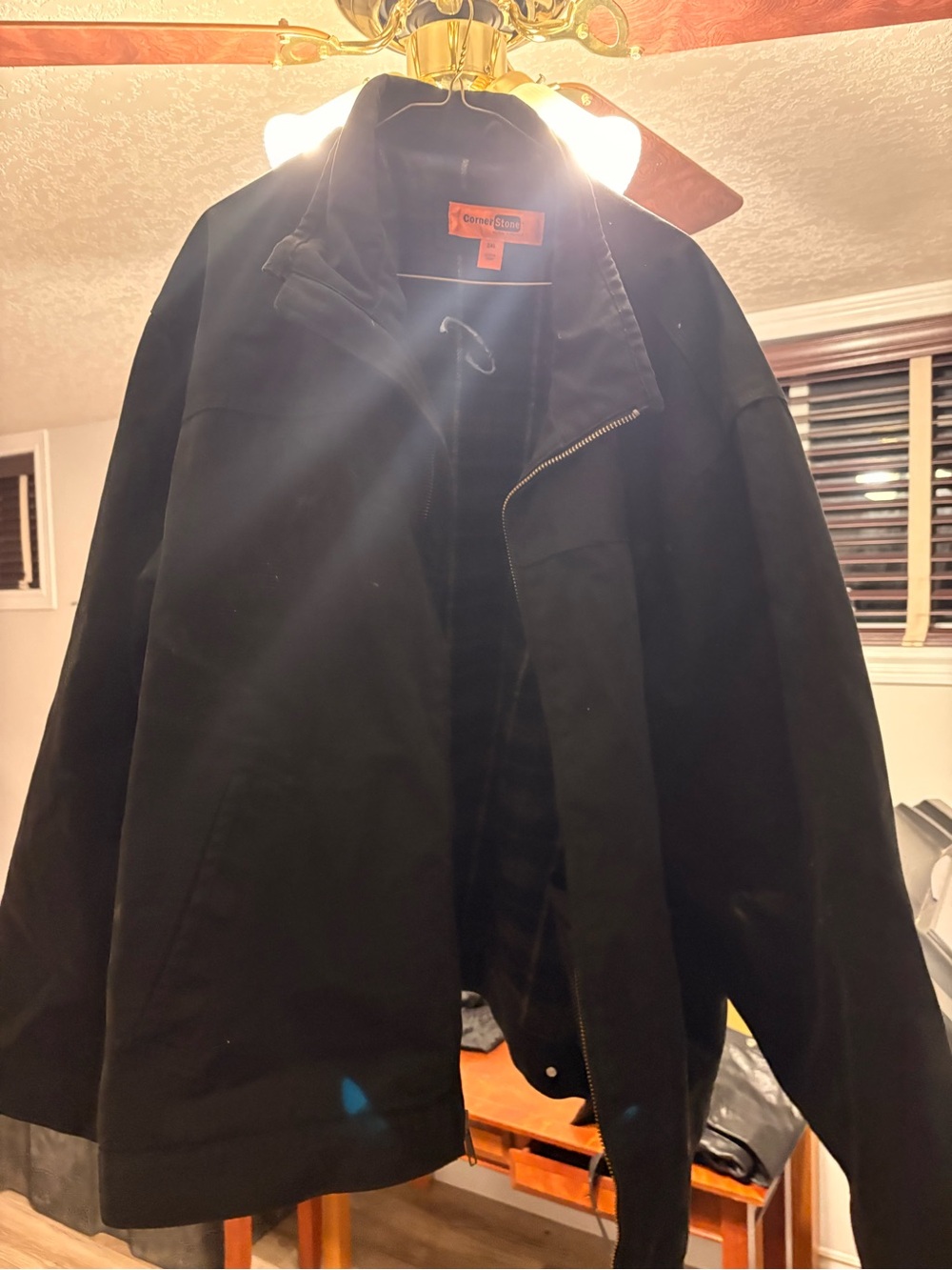 Port Authority Black Windbreaker Jacket